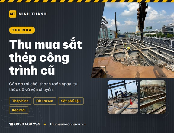 Thu mua sắt thép công trình cũ