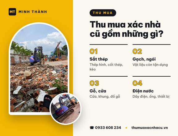 Thu mua xác nhà cũ gồm những gì?