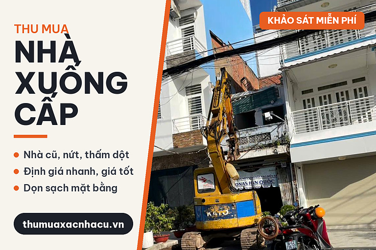 Thu mua nhà xuống cấp