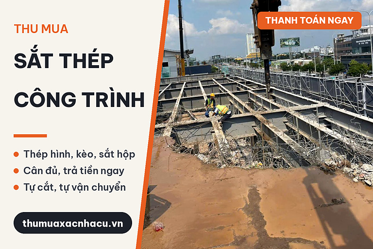 Thu mua sắt thép công trình