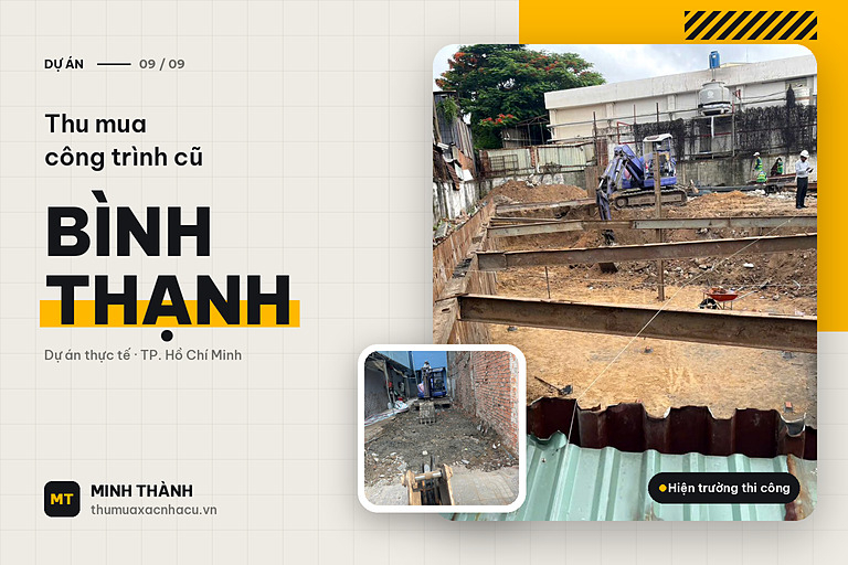 Thu mua công trình cũ tại Bình Thạnh