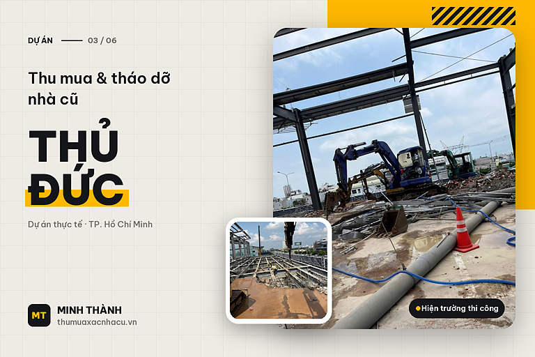 Thu mua và tháo dỡ nhà cũ tại Thủ Đức