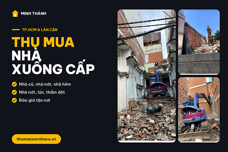 Thu mua nhà xuống cấp tại TP.HCM