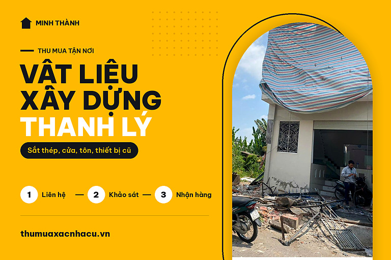 Thu mua vật liệu xây dựng thanh lý tận nơi